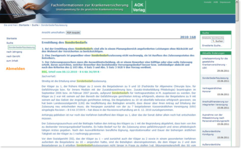 47110 - Urteilssammlung - USK (Internet 2) 47110 - Urteilssammlung - USK (Internet 2)