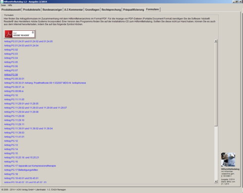 61102 - Hilfsmittelkatalog CD-ROM 8 61102 - Hilfsmittelkatalog CD-ROM 8
